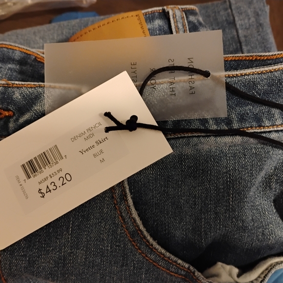 Classic Blue Denim Skirt - Picture 8 of 9